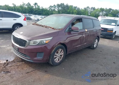 2015 Kia Sedona Lx from USA, damaged, VIN KNDMB5C11F6019112